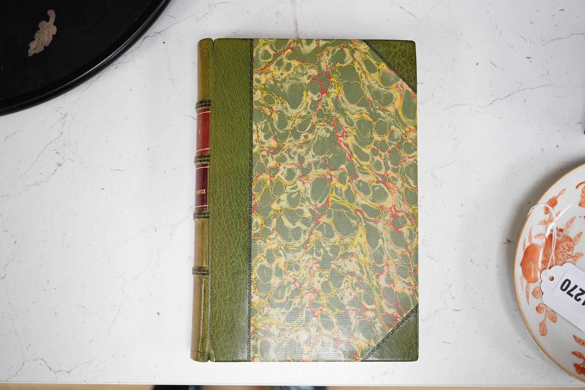 Munnings, Sir Alfred - three works, An Artist's Life; The Second Burst and The Finish, 8vo, half green morocco with marbled boards, Museum Press Limited, London, 1950